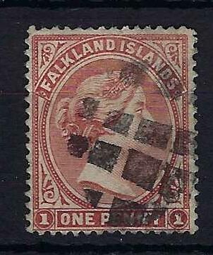 Image of Falkland Islands SG 8w FU British Commonwealth Stamp